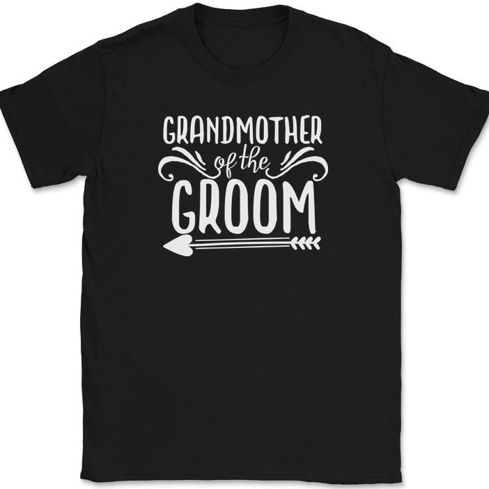 Grandmother of the Groom T-Shirt Wedding Party Bride Event Group Tees