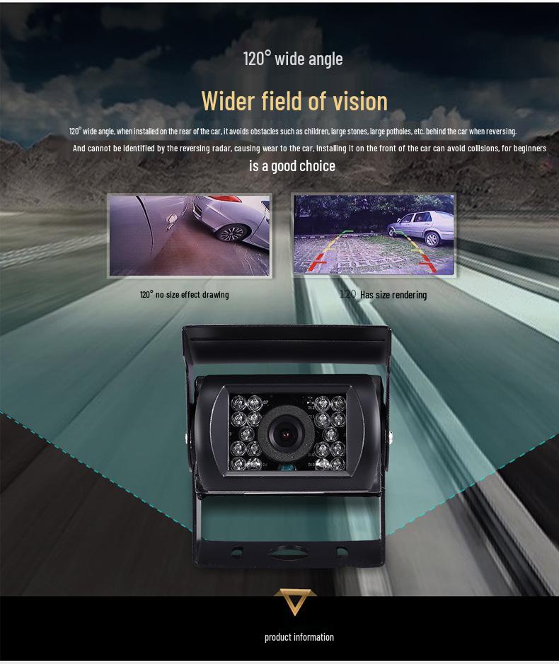 HD Night Vision AHD Waterproof Rear Camera for Pickup Trucks
