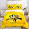 3 Pezzi Set Biancheria da Letto Leggenda del Brasile Ronaldo Per Tutte le Misure Nuovo Copriletto Stampato 3D Piumone Copripiumino Federa Decorazione Camera da Letto