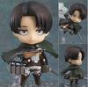 NEW Hot 10cm Q Version Attack On Titan Levi Rivaille Rival Ackerman Eren Jager 390 Action Figure Toys Collection Christmas Toy