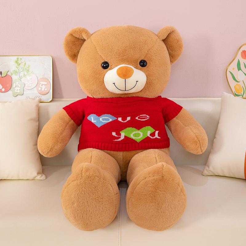Cute Large Plush Big Bear Doll Bear Hug Bear Preferred Gift Birthday Gift Teddy Bear Doll