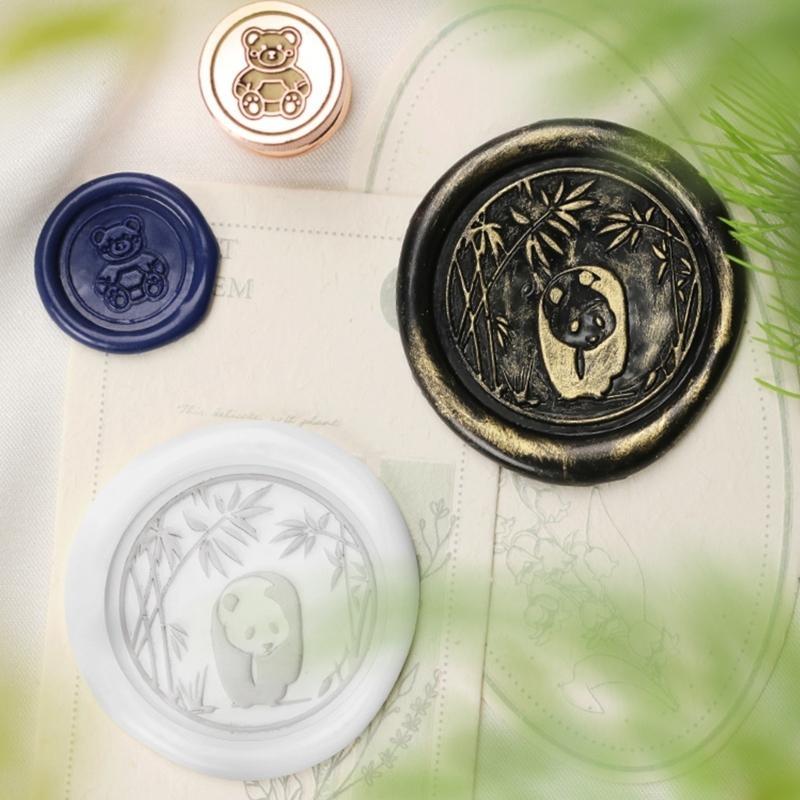 Scrapbooking Stamp Head, Floral Wax Seal Stamp Head Animal Wax Seal Stamp Head