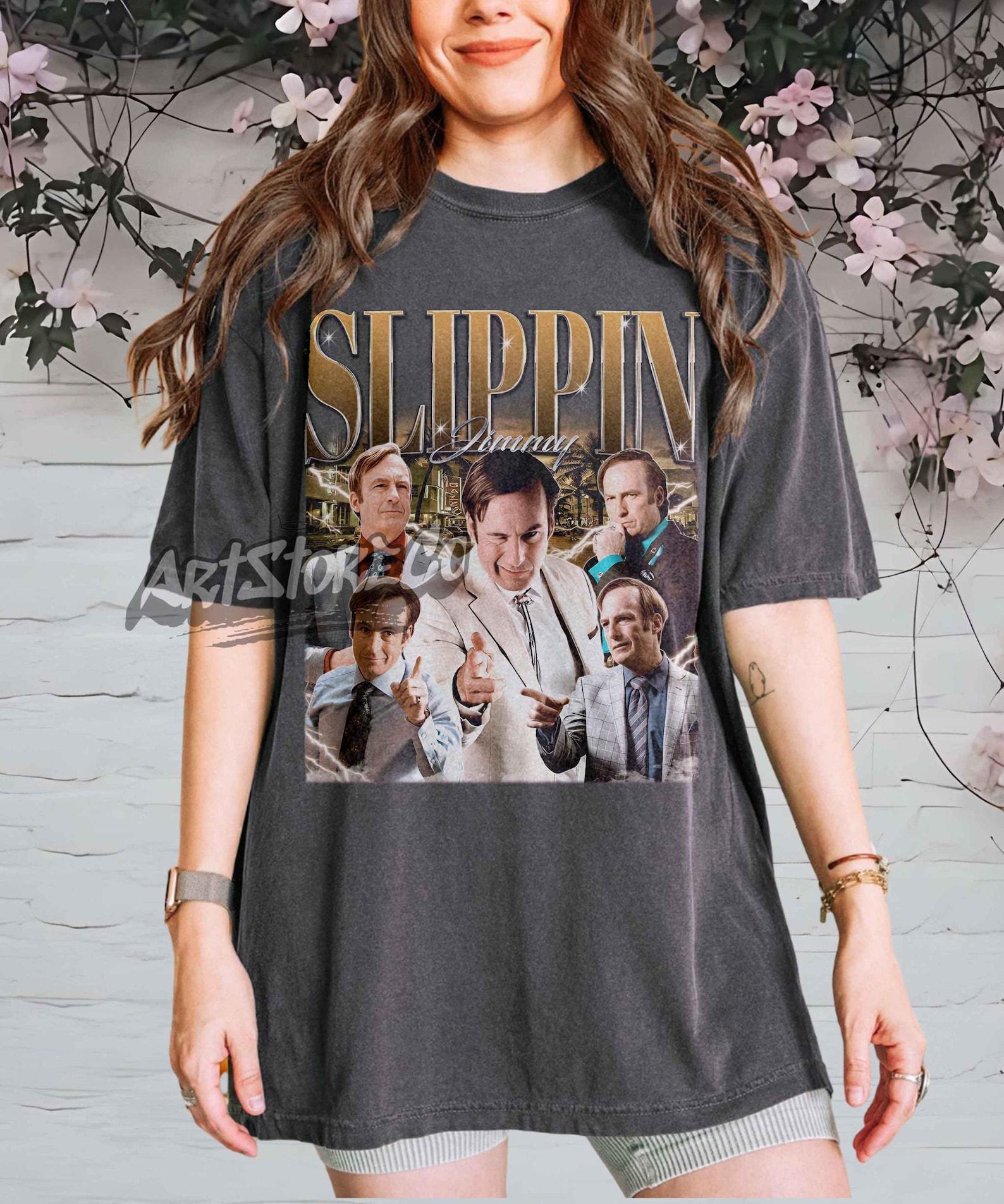Slippin Jimmy Retro Graphic Tee, Unisex Heavy Cotton Apparel 4XL