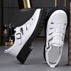 Summer White Men Rome Genuine Leather Roman Sandals Gladiator  Sandalias Romanas Hombre Flat Sandles Big Size 38-45