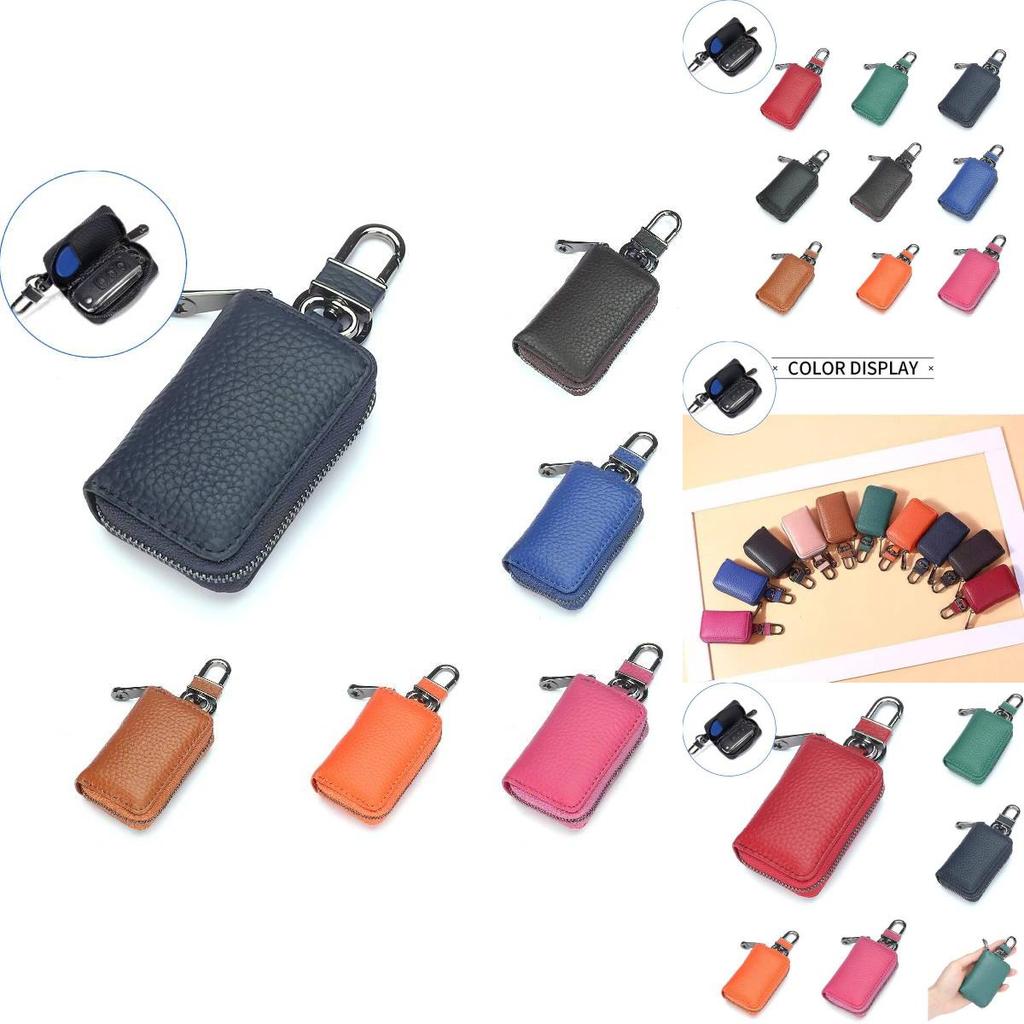 Bolsa de Couro Genuíno da Moda para Homens e Mulheres Acessório Leve e Durável em Várias Cores