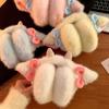 Small Bow-knot Little Lamb Horns Earmuffs Soft Plush Cute Ear Cover Cold Protection Earflaps  Ski