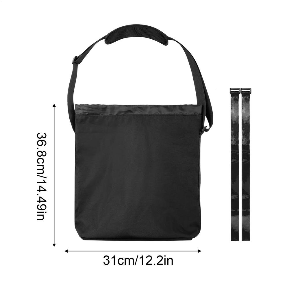 

Gym Bags For Men Drawstring Dumbbell Carry Case With Adjustable Strap Sports Duffel Bags For Fitness Training Camping Workout чорний