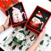 Christmas Gift Selection Cartoon Santa Mug, Ceramic Mug with Lid & Spoon, Gift Box Packaging, Create a Warm Christmas Atmosphere