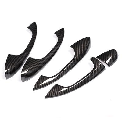 Für Mercedes Benz C Klasse W205 GLC X253 E Klasse W213 LHD Chrom Carbon Faser Türgriff Abdeckung Auto Styling zubehör