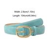 Casual Business Waist Belt Luxury Design Waistband Trendy Suede Leather Belt  For Women