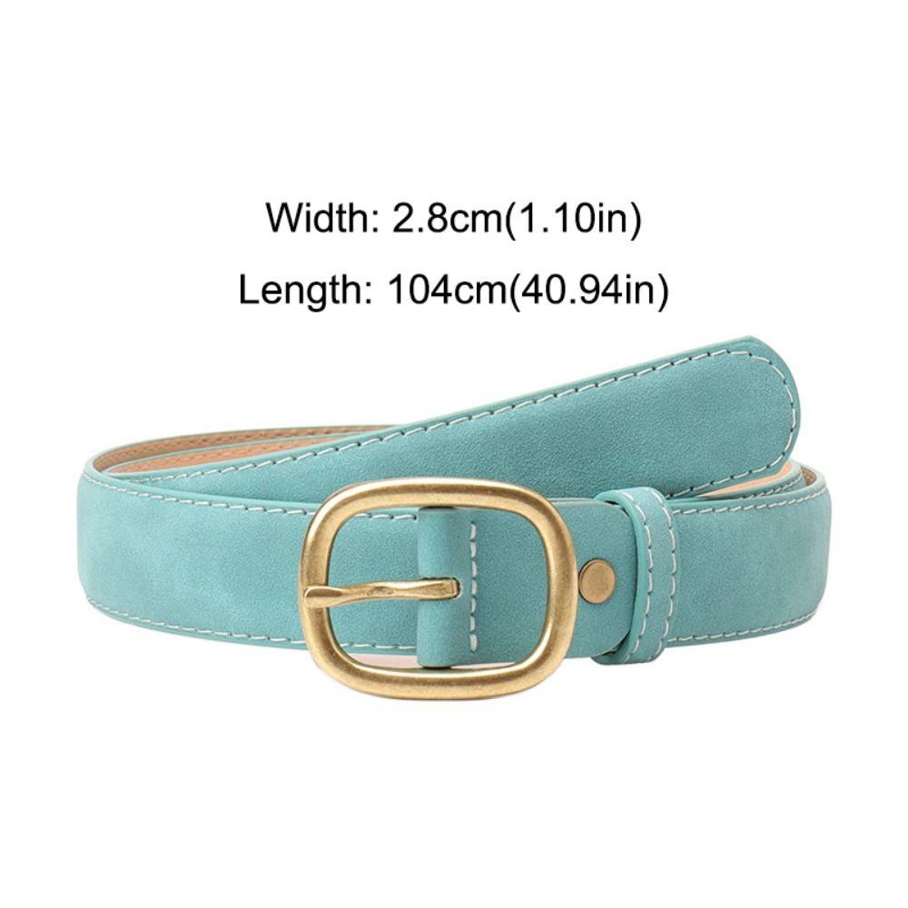 Casual Business Waist Belt Luxury Design Waistband Trendy Suede Leather Belt For Women