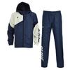 Basketball Windbreaker Top and Bottom Set Dark [B-Five] BF-SBTRHJ-006 (M, Navy/Ivory (BFLOGO))