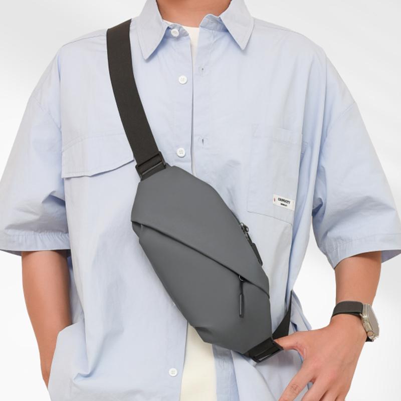 Fashiable Men's Chest Bag Sports Waist Bag Suitable for Sports Mountaineering Daily Life and Other Scenarios