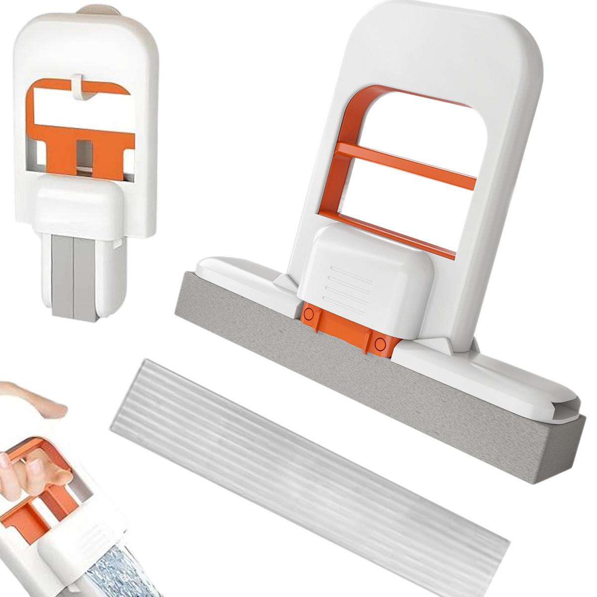 

Desktop Mop Wet and Dry Use Mini Mop Self-Squeezing Mop for Tea Tables Desks and Dining Surfaces