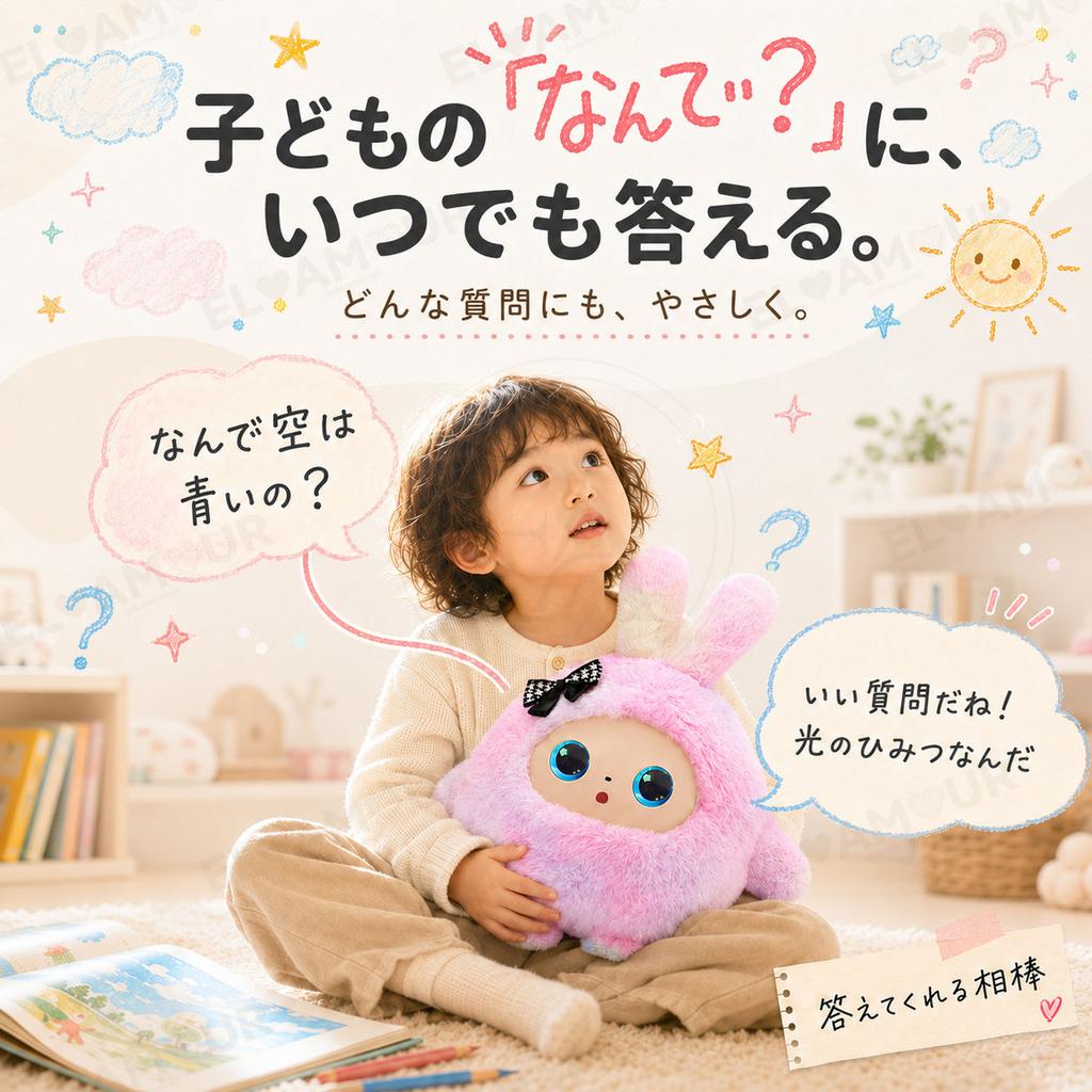 Limited 10 OFF AI Rabbit Plush Toy Talking Moving Educational Equipped Generative ChatGPT Compatible English Japanese 11 Languages Voice Recognition 3