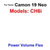 Audio Power Volume Flex Cable For Tecno Camon 17 17P 18 18P 19 20 30 Pro Premier Neo Power Volume Flex Cable Flex Ribbon Repair