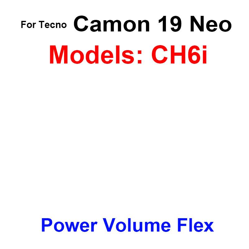 Шлейф громкости аудио для Tecno Camon 17 17P 18 18P 19 20 30 Pro Premier Neo Шлейф громкости Шлейф Ремонт Camon 19 Neo