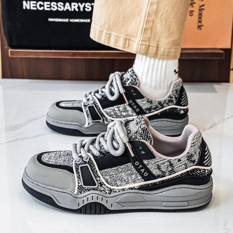 New Autumn Trend Breathable Low Cut Comfortable Niche Thick Sole Casual Sports Fashion Men s Board Shoes Trend 39
