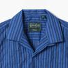 Gitman Brothers Camp Shirt  Stripe 1  Indigo Gbf1m40000a82