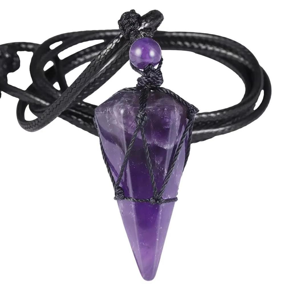 Unisex Starry Sky Obsidian Pendant Necklace - Trendy Couple Gift