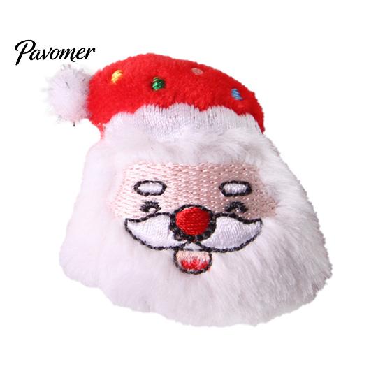 Jouets pour Chat de Noël pour Jouet de Fête, Peluche Douce Père Noël Bonhomme de Neige Élan Arbre Interactif Mâcher Morsure Jouet d'Enrichissement pour Animal de Compagnie Chats d'Intérieur Mignon Bas de Noël