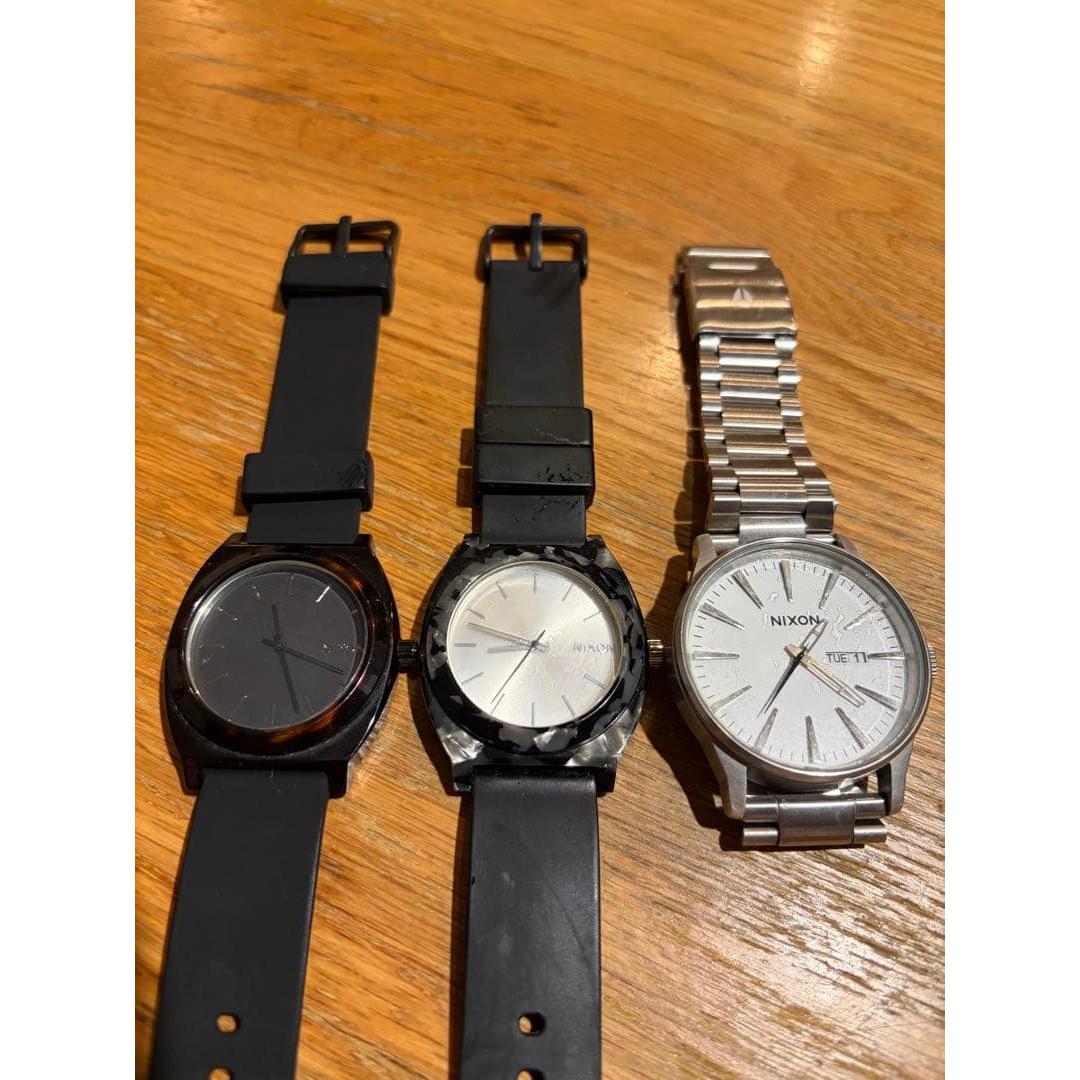 Used NIXON Men s Watch Set of 3 with Reasons
