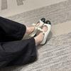 Xiaoxiangfeng Versatile Comfortable Bow Flat Mary Jane Shoes Women's 2025 Spring New Shallow Soft Ballet Shoes