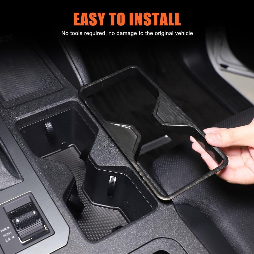 Grain Interior Center Cup Holder Cover For Toyota Prado Land cruiser LC250 2024