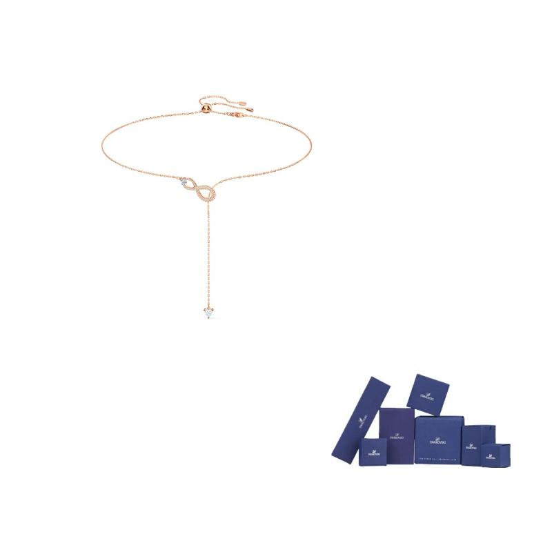 Swarovski Hyperbola Necklaces Womens F-Original brand box розового золота