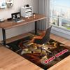 1PC Custom Name Santa Claus Reading A Book Theme Floor Mat Ideal for Living Room, Game Rooms, Office, Bedroom,Floor Mat Playful Design40