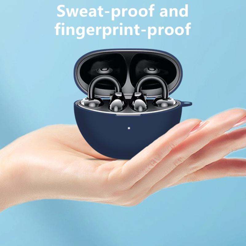 Silicone Protective Cover Durability for LCHSE Earphones Ear Clips Charging Box Long Time Use