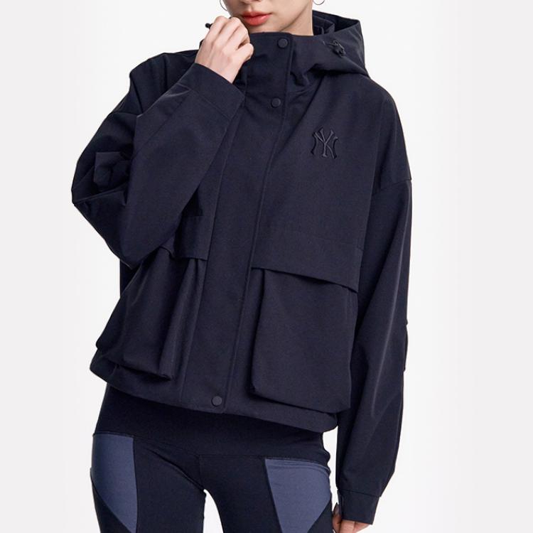 New MLB New York Yankees Jacket Women's Black 3FWJB0151-50BKS