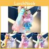Colorful Glowing Rabbit Keychain Stylish Acrylic Cartoon Accessory For Bags And Keys