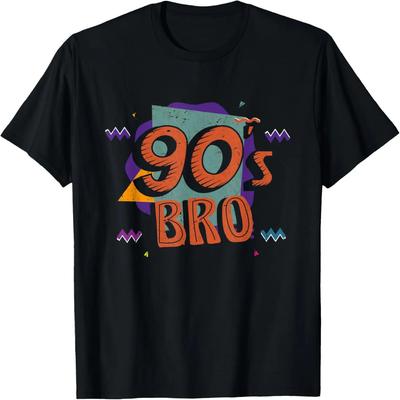 90s Bro 1990 Nineties Themafeest Kostuum Vintage Jaren '90 T-shirt