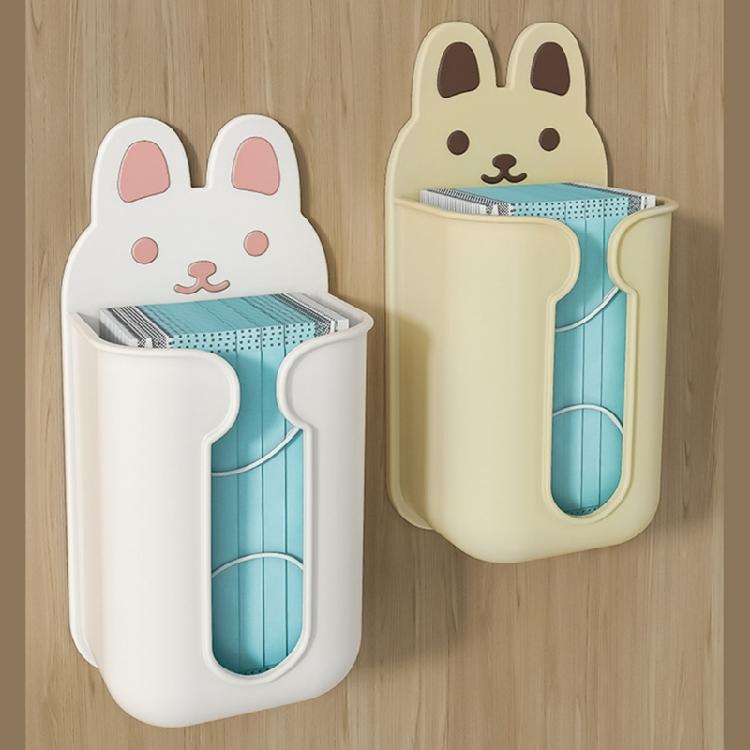 Wall Mounted Tissue Box Napkin Container Bathroom Adhesive Dispenser Organizer