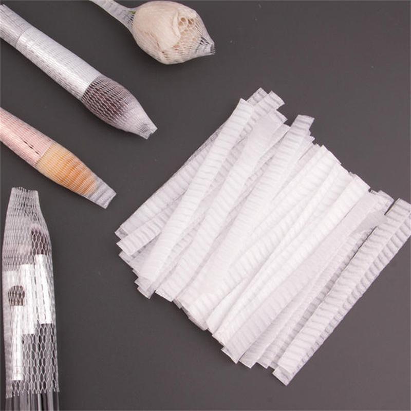 10/50/100/200PCS Makeup Brush Protective Mesh Set Gauze Set Makeup Brush Protective Mesh Set Flower Protective Mesh Set