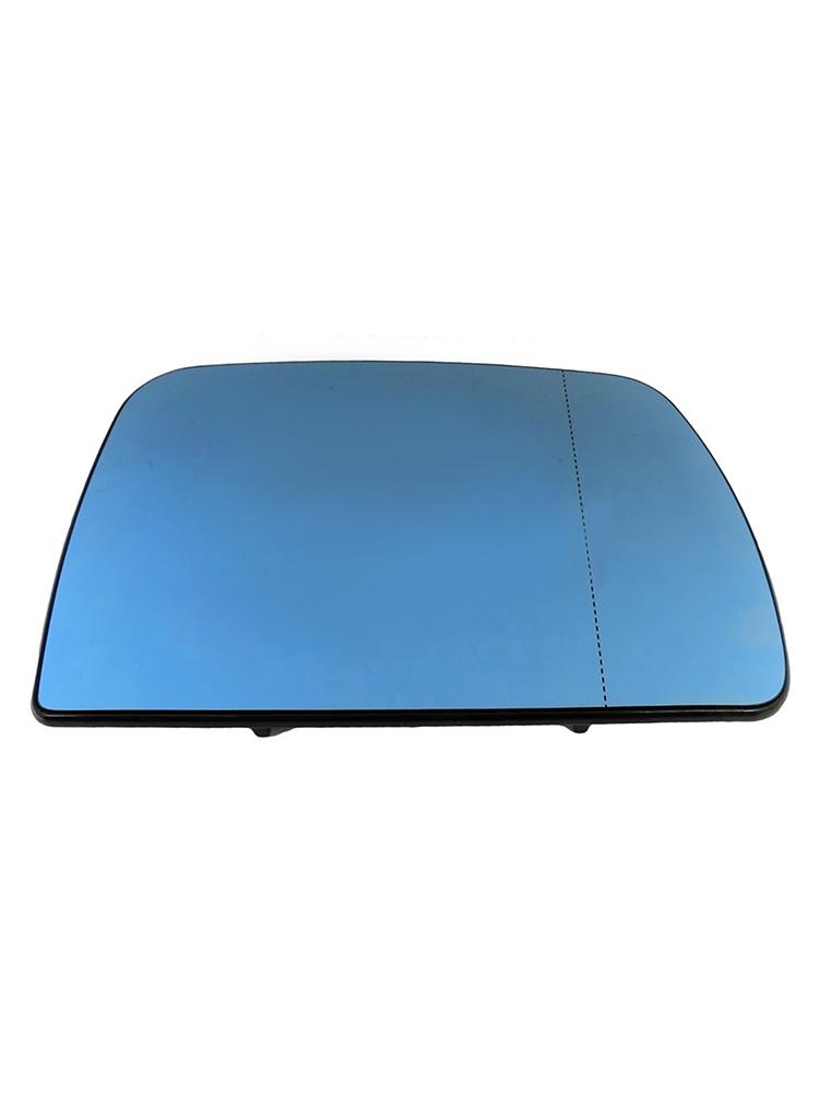 Blue Heated Right Driver Side Wing Mirror Glass For BMW X5 E53 1998-2006