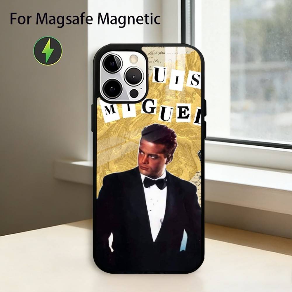 Singer Luis M-Miguel Phone Case For iPhone17,16,15,14,13,12,11 Plus,Pro Magnetic with Magsafe Wireless Charging