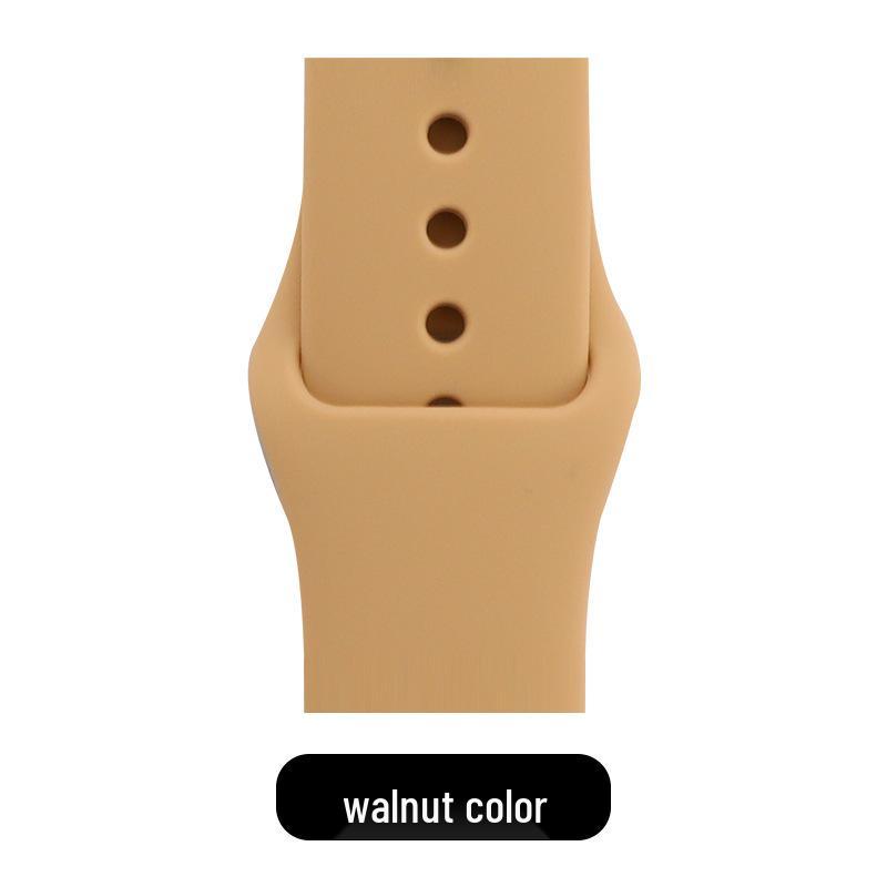 Apple Classic Solid Silicone Strap for iWatch 9/Ultra – Durable Solid Color Band