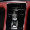 Real Carbon Fiber Gear Shift Knob Head Cover Trim For Porsche Panamera 971 17-23