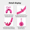 Diving Snorkel Waterproof Portable Foldable Multi-color Silicone Freediving Snorkel For Swimming Diving