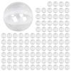 AZNABLE Gacha No Set mit 100 Kapseln, 45mm, Transparent, Bunt, Löcher, (Klare Farbe)