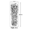Full Arm Tattoo Sticker, Full Arm Big Picture Tattoo Sticker, Flower Arm Tattoo Sticker Tattoo