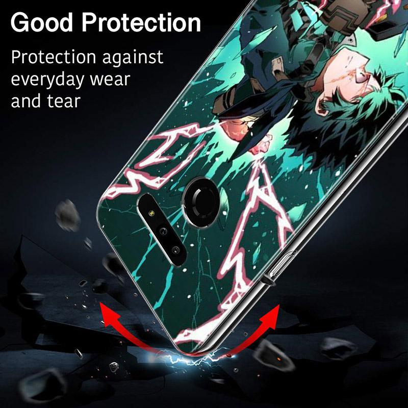 My Hero Academia Anime For LG W30 W10 V50S V50 V40 V30 K50S K40S K30 K20 Q60 Q8 Q7 Q6 G8S G8X G7 G6 ThinQ Phone Case
