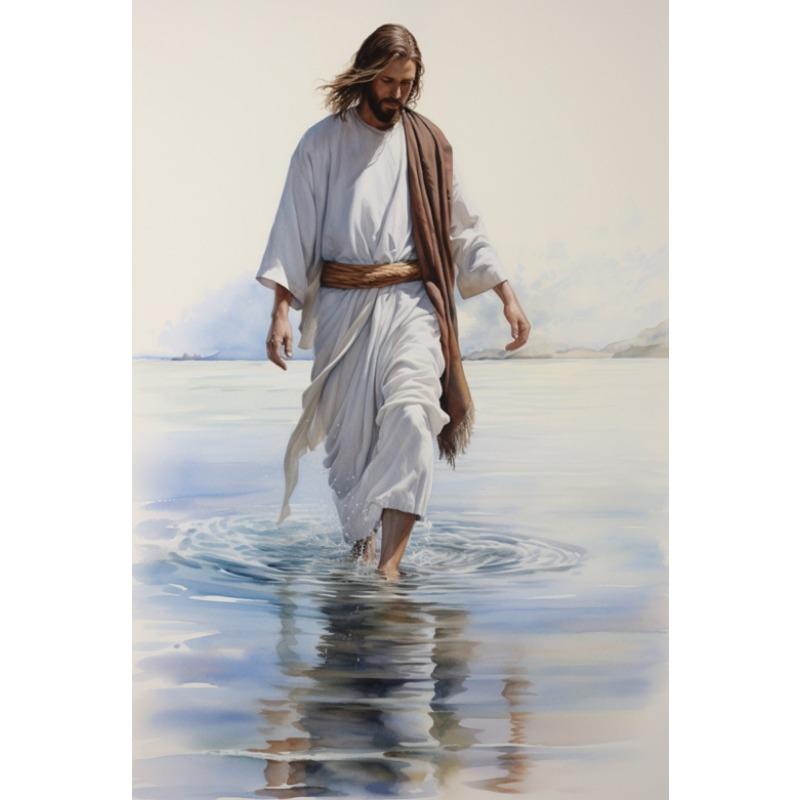 Vintage Religion Jesus Christ Bible Verse Art Poster Canvas Painting Wall Print Picture Living Room Home Decor Aesthetic Decor