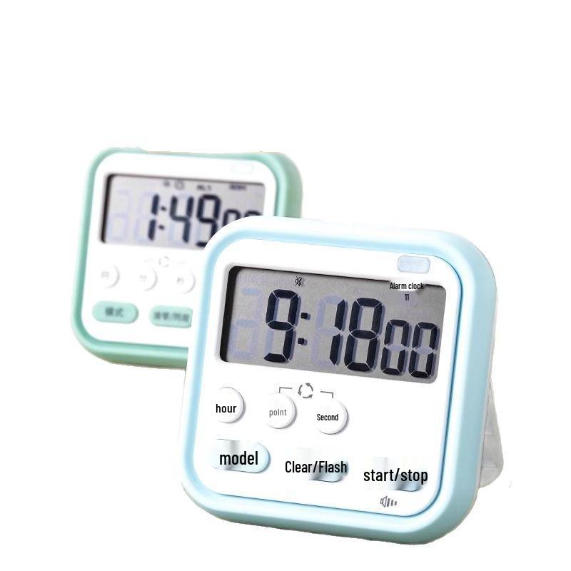 Electronic Timer for Student Self-Discipline and Study Management, with Alarm and Kitchen Baking Functions