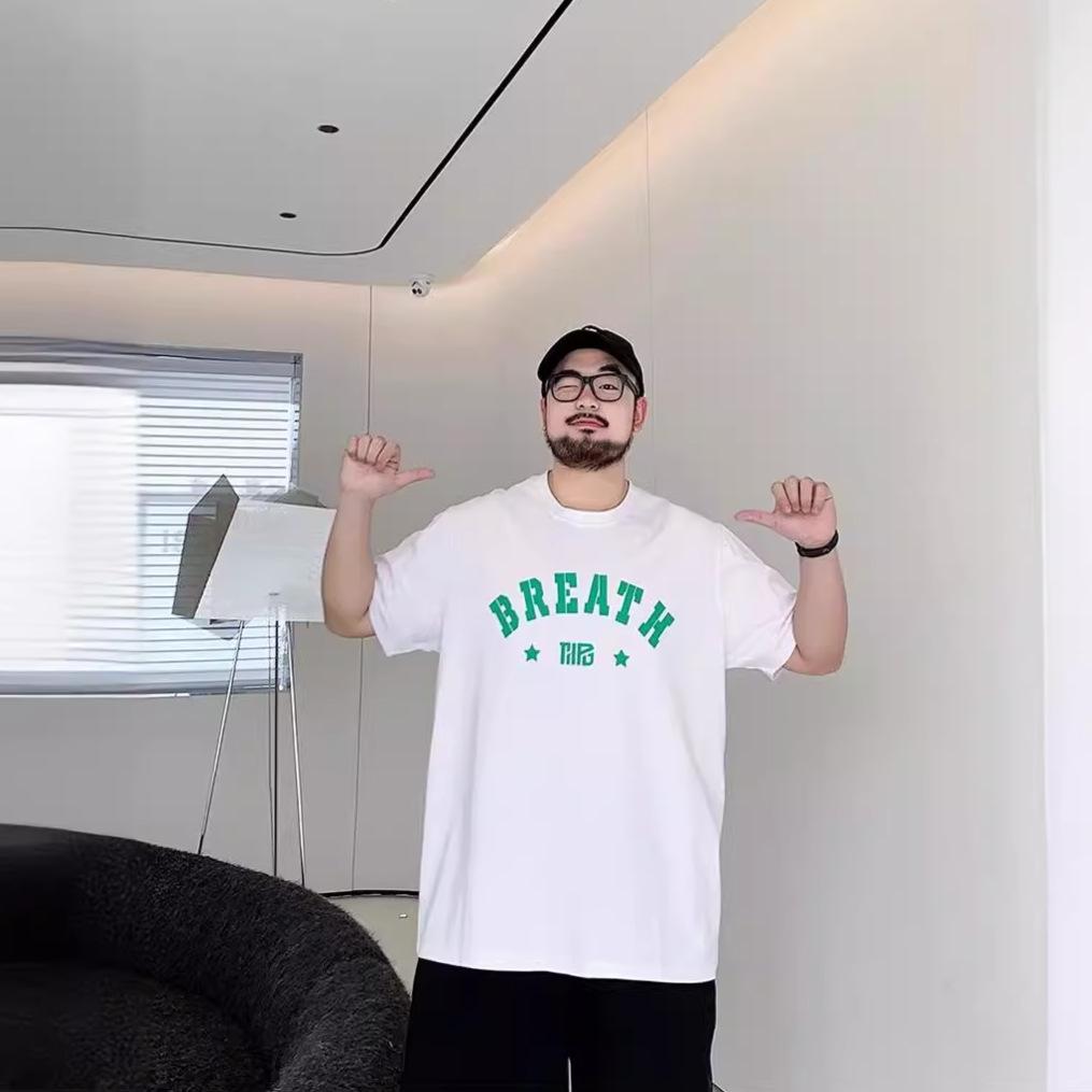 Мужская футболка большого размера с короткими рукавами — фото 4