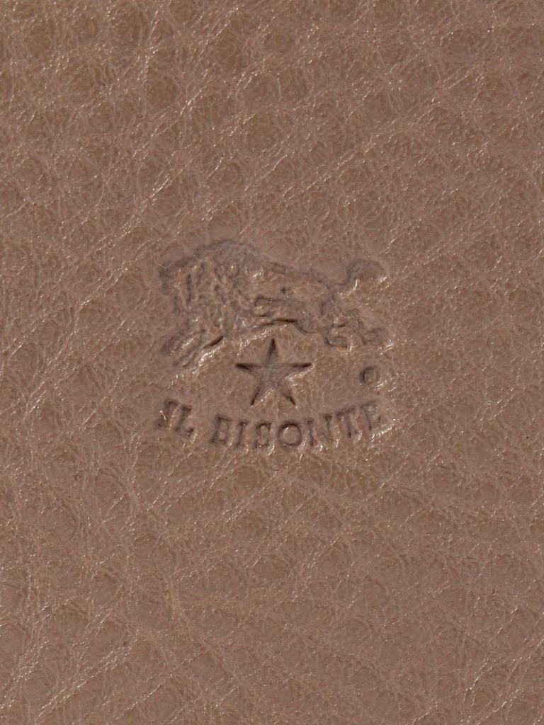 Geldbörse Unisex Rindsleder Rot [IL BISONTE] Damen Herren