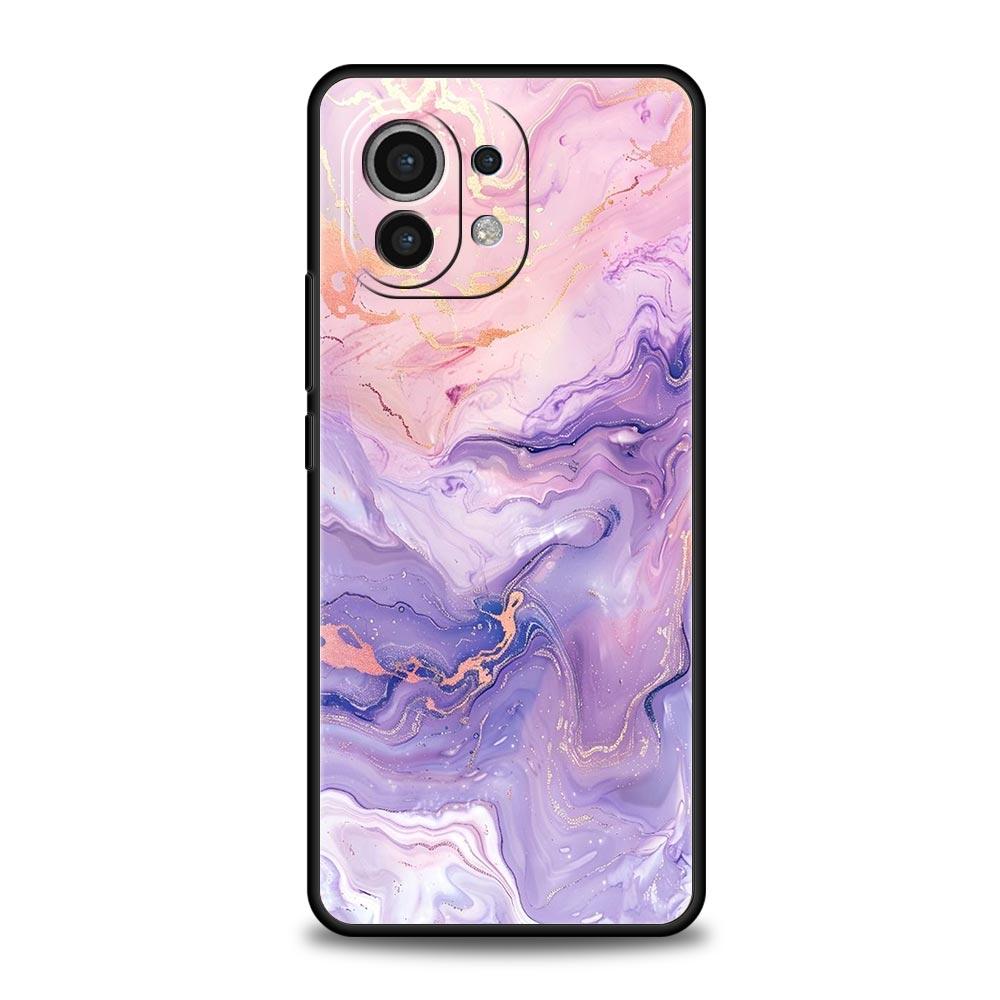 Phone Case For Xiaomi Mi 15 14 14T 13T 12T Pro 12 13 11 Lite 5G 11T X6 X5 Pro Soft TPU Cover Fashion Marble Pattern