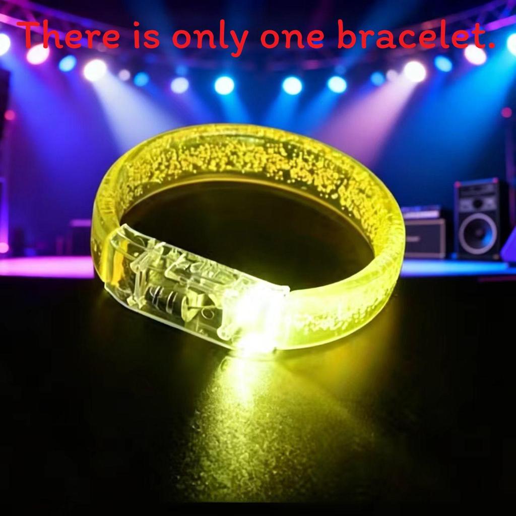 Led Glowing Hand Bracelet Concert Prop Waterproof Flashing Party Accessory For Night Events